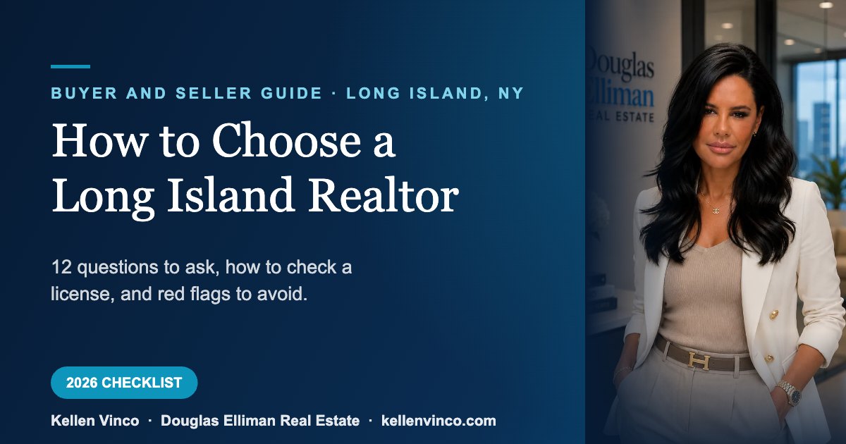 Checklist for choosing a Long Island realtor in Nassau and Suffolk counties